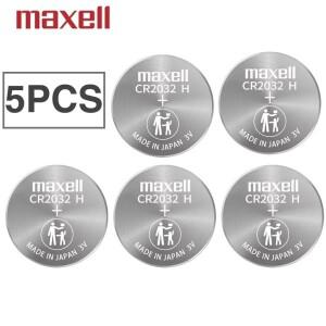 5PCS Original-MAXELL CR2032H 240mAh 대용량 3V 버튼 배터리 컴퓨터 마더 보드 LIR2032 ML2032를 대체합니
