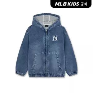 [MLB키즈 공식]26FW 스트릿 소프트 데님 기모 후드집업 7AHDB0166-50BLS