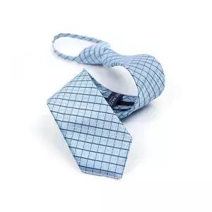 체크 네이비 넥타이 자동 7cm 고급 정장 타이 혼주 신랑 결혼식 면접