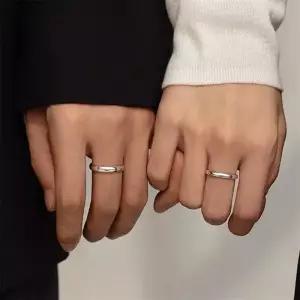 옷자락  선물용 뉴글로시 심플 커플링