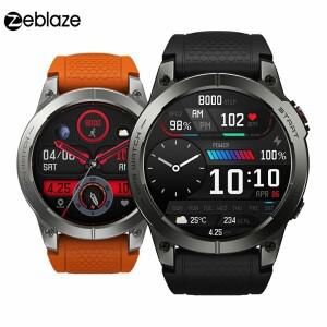 Zeblaze Stratos 3 프리미엄 GPS 스마트 시계 울트라 HD AMOLED 디스플레이 내장 Hi-Fi 블루투스 전화 통화
