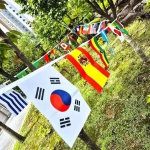 [RIZPICK]32개국 만국기 세계 깃발 축제 행사 페스티벌 만장기