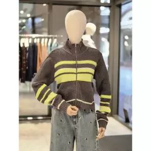한정수량 써스데이아일랜드 멀티 스트라이프 집업 가디건 T256MCD904W 2850342