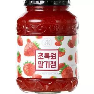 초록원 딸기잼 1kg 국산차 으