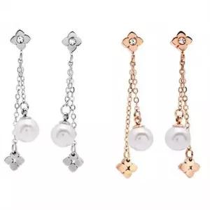 스터드 여성 귀걸이 체인 롱 귀걸이 데일리 드롭 선물 데일리귀걸이