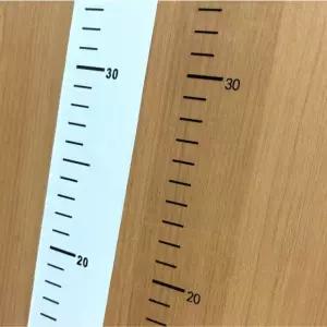 부착형 2M 키재기 기록 자 스티커 성장 줄자