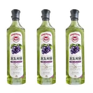 사조해표 포도씨유 900ml 3개