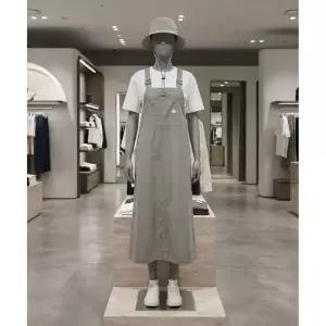 [스노우피크] snowpeak APPAREL 워크 오버롤 원피스 S25SWFOP11 Fog Gray 388693