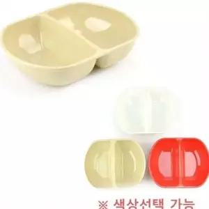 [골드스마일]업소용 나눔 접시 식당용 그릇 칸막이 개인 분할 반찬 멜라민그릇