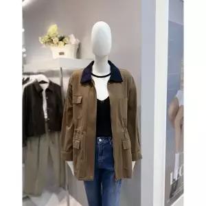 한정수량 더틸버리 배색 칼라넥 스트링 하프 점퍼MTS9M0JP071 2851487