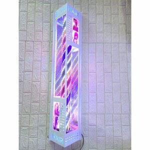 전광판 미용실 LED 고급형 램프 네온사인 원통 원통형 방수 벽걸이형 감성 칼라 인테리어