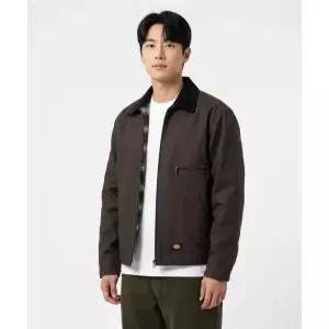 DICKIES 트윌 워크 재킷 Brown