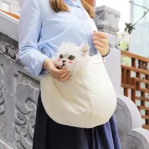 고양이가방 강아지캐리어 데일리 캔버스 반려견 슬링백 팻가방 강아지가방