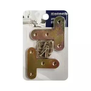 결구보강 T형장석4P 가구 경첩 장석 목재부품 보강용 조립 부품 DIY (K-0562)