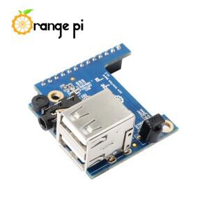 Orange Pi Zero 확장 보드 USB 2.0x2 오디오 비디오 마이크 IR 수신기 OPI 3 2 용 인터페이스 HAT 개발