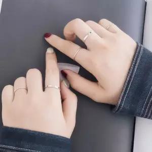 레이어드 열손가락 마디반지 10개1세트 개별박스포장