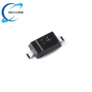 100 개/몫 1N4148W T4 BAV21W T3 SOD-123 SMD 스위칭 다이오드