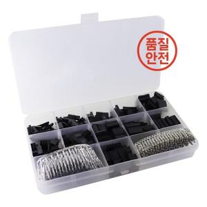 620Pcs Dupont 커넥터 2.54mm 케이블 점퍼 와이어 핀 헤더 하우징 키트 수 압착 + 암 터미널
