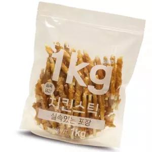 짱시즌스 테비 사사미 치킨스틱 1KG 진돗개간식