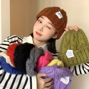 골지 짜임 울 혼방 와치캡
