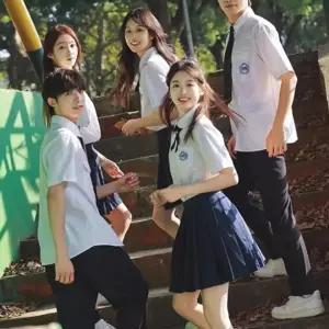 대만 상견니 졸업사진 졸사 교복 [태국 여자 일본 청춘 옷 여성 프레 룩 튬 컨셉 의상