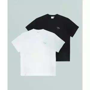 MARK GONZALES 엔젤 쿨코튼 2PACK 반팔 티셔츠 - MIX