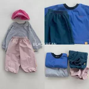 블랙빈 커버 베베세트 2color 26베이비 가을 겨울 상하세트 셋업코디