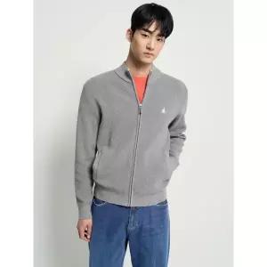 빈폴 26SS 코튼 풀집업 가디건 카디건 - 그레이BC615AC143
