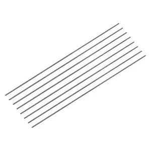 uxcell 8Pcs 탄소 섬유 튜브 2 x 3 400mm RC 비행기 쿼드콥터 멀티콥터용 펄트루전 원형 튜빙
