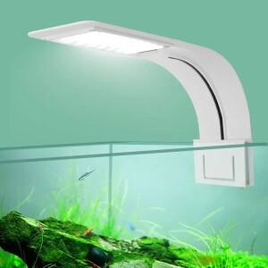 울트라 얇은 LED 수족관 빛 5W/10W/15W 수생 식워터 조명 어항 대 한 방수 클립 온 램프 성장