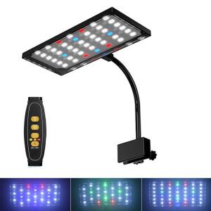 USB 수족관 LED 조명 전체 스펙트럼 수생 식워터 성장 램프  어항 밝기 조절 가능  시간 360 ° 회전