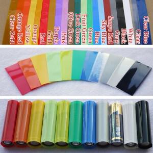 25~500개 AA / AAA/18650/21700/26650 배터리 PVC 열수축 튜브 절연 필름 랩 보호 케이스 팩 와이어 슬리브