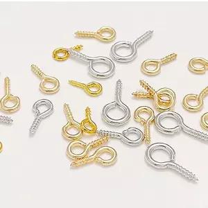 다용도 DIY 재료 나사못 100P 만들기 부자재키링고리 링연결 홀더 키링 링나사 링피스 미니어처 9자 링못