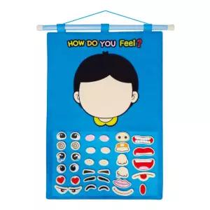 벽걸이 교구놀이판 HOW DO YOU FEEL 감정 표현 벽걸이용 펠트