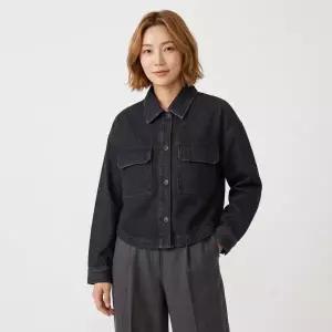 TOPTEN 여성) 데님 아웃포켓 셔츠 재킷_MSF2KG2003