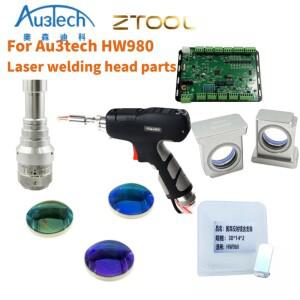AU3TECH HW980 레이저 용접 헤드 액세서리 20*3 D20F150 렌즈 노즐 소모품 모터 반사경 너트 씰 링 청소