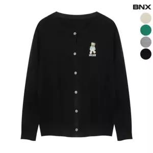 BNX 여성 드림 베어 라운드넥 가디건 1192397