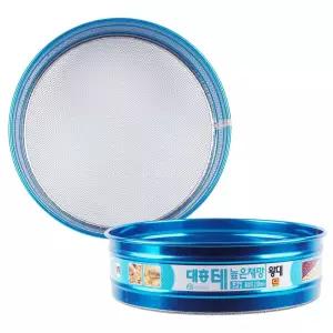 국산 얼기미 8메쉬 높은테 채망 36cm 왕대