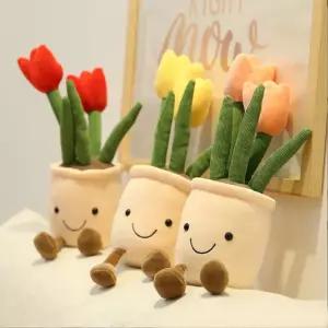 화분 꽃 인테리어 생일 선물 여자친구 집들이 튤립 귀여운 방꾸미기 소품