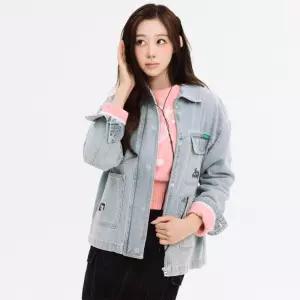 [매장정품] 와키윌리 우먼스 포켓 연청데님 자켓 블루 WA2503JK75LB