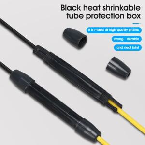 100PCS 광섬유 핫멜트 인터페이스 보호 상자 FTTH 가죽 케이블 융합 열수축 튜브