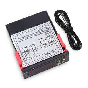 STC1000 LED 디지털 온도 컨트롤러 AC110-220V 히터 냉동고 용 NTC 센서가있는 릴레이 조절기