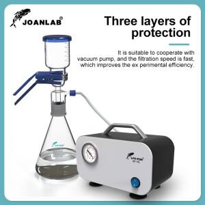 JOANLAB 1000ml 진공 필터 장치 실험실 장비 유리 모래 코어 액체 솔벤트 멤브레인 (고무 튜브 포함)