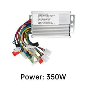 전기 자전거 전동 컨트롤러  속도 조절 크루즈 역방향 방수 스쿠터 36V  48V  350W  15-18A