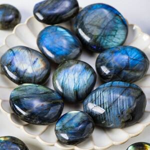 Labradorite Plaything 블루 문스톤 크리스탈 거친 돌 광물 표본 천연석 홈 장식