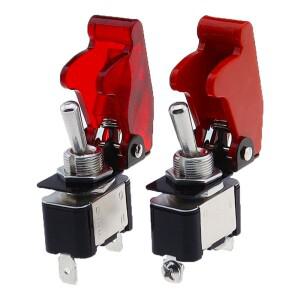 새로운 스타일 KN3A-101 토글 스위치 로커 암 2Pin 2/기어 ON-OFF10A 125V/250V AC 캡 일치 12V, 범용