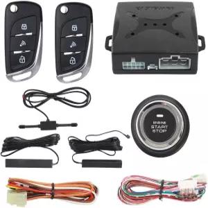 EASYGUARD EC003N-V-1 PKE 패시브 무키 출입 카 경보 푸시 스타트 버튼 원격 시동 스타터 DC12V