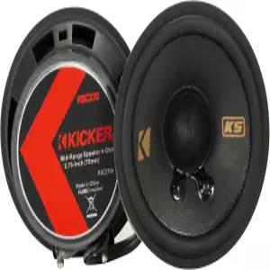 KICKER 51KSC2704 KS-시리즈 2.75인치 미드레인지 스피커 4옴 페어