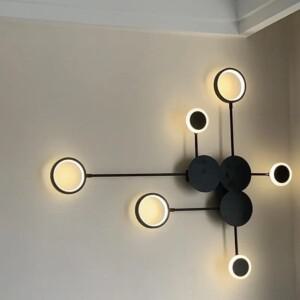 배경 Led 벽 램프 거실 침실 호텔 장식 Sconce 전등 현대 홈 실내 복도 조명