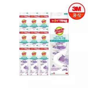 [3M] 스카치브라이트 변기청소 베이킹소다 크린스틱 리필 100개입(5+5입x10개)